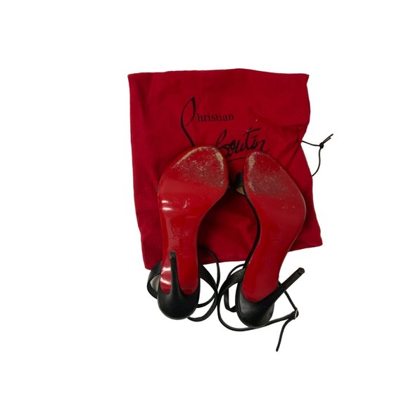 Christian Louboutin Loubigirl Ankle-Strap Red Sole Sandals - Picture 4 of 12